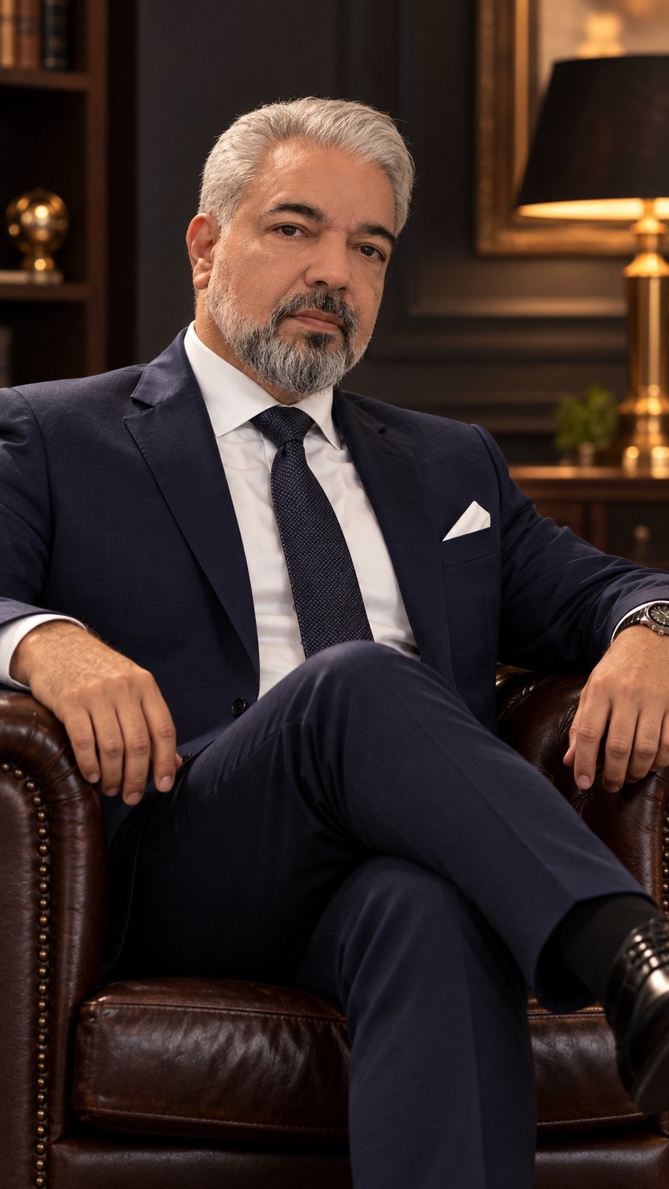 Dr. Reginaldo Nascimento em seu escritório